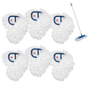 Lola Flexible Dust Mop Refill with 18" Wide Head & Flexible Frame | Reusable - 6 Pack