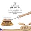 "The Original" Dishwashing & Vegetable Brush ™, Safe for cleaning fine China