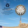 Lola's Original Dishwashing & Vegetable Brush™, Eco-Friendly Birch Wood, #321