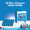 500 Brushes Blue Cleanser Cartridge Refills - 18 Count