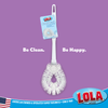 Toilet Bowl Brush, w/ Curved Head - 3 Pack