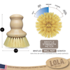 "The Original" Tampico Le Brush - Tampico Bristle Vegetable Brush with Comfort Wood Knob