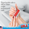 Hand & Nail Brush (3 Pack - Red)