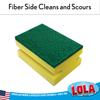 Pot Brite Scouring Sponge, 3.75" x 2.75" x 1.875" - 6 count
