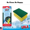 Pot Brite Scouring Sponge, 3.75" x 2.75" x 1.875" - 6 count