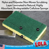 Cellulose Sponge and Scourer - Pack of 144