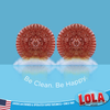 Copper Mesh Scourer, size 3.5" x 3.5" x 1.25", for Heavy Duty Jobs (12 Pack)