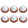 Copper Mesh Scourer with Hand Saver Knob -6 Pack