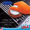Copper Mesh Scourer with Hand Saver Knob
