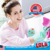 Lola Products Microfiber & Nylon Net Sponges: 2 Dual Sided Nylon Net Sponge Pads, Non-Scratch and 2-Sided Cleaning Sponge Pads, 4 Pack Combo