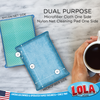 Lola JUMBO Microfiber Terry & Nylon Netting Sponge Gentle Scrubber Pad - 1 Pack