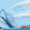 Lola JUMBO Microfiber Terry & Nylon Netting Sponge Gentle Scrubber Pad - 1 Pack