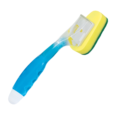 Le Sudser Soap Dispensing Dish Wand, with Changeable Sponge Head