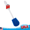 Bath & Toilet Bowl Scrubber, with Comfort Handle, Hang Hole, Non-Scratch and Removes Rings