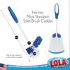 Lola Pro Euro Bowl Brush - with Under the Rim Angled Scrub Attachment -6 Pack