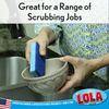 Natural Cellulose Scrub Sponges - 24 count (12 packs of 2) - SPECIAL VALUE
