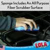 Natural Cellulose Scrub Sponges - 24 count (12 packs of 2) - SPECIAL VALUE