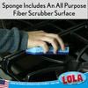 Natural Cellulose Scrub Sponges - 12 count
