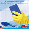 Natural Cellulose Scrub Sponges - 2 count