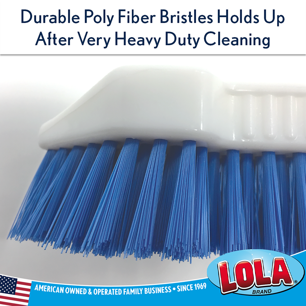 LOLA All-Purpose Bath & Tile Scrubber W/ Comfortable Finger Grip Handle - 1  Pack, 6 - Foods Co.
