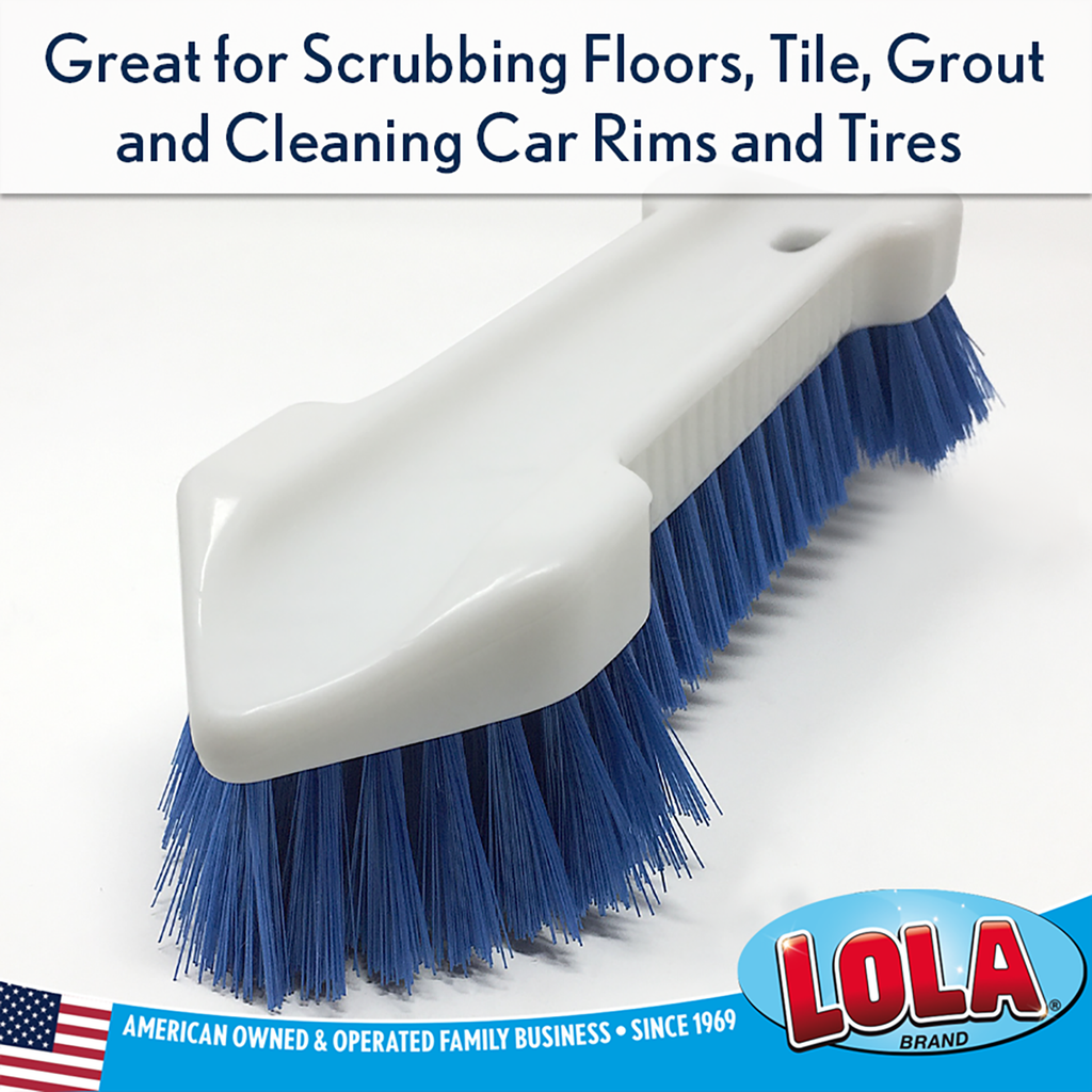 LOLA Dish Brush W/ Scraper, Non-Scratch Durable Poly Fiber Bristles,  Washable - 1 CT, 6 - Foods Co.