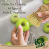 LOLA Eco-Clean Vegetable Cleaning Brush W/ Bamboo Knob, Eco-Friendly - 2 Count