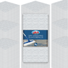 Sweeping Cloth Refill Pads, for Dirt & Hair off Wood, Tile & Vinyl, 11" x 8.13", Case Pack of 960