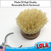 Replacement Head For "The Original" Tampico Vegetable & Dish Brush - Small Head