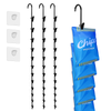 Clip Strip® @ Home Edition, Hanging Storage Organizer, Durable Metal, 12 Hooks, Maximize Space in Your Pantry, Garage, Laundry Room – Holds Snacks, Tools, Keys – Easy to Install