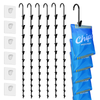 Clip Strip® @ Home Edition, Hanging Storage Organizer, Durable Metal, 12 Hooks, Maximize Space in Your Pantry, Garage, Laundry Room – Holds Snacks, Tools, Keys – Easy to Install