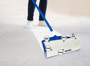 Stick to Clean: Surprising Hacks with the Lola Rola Sticky Mop!