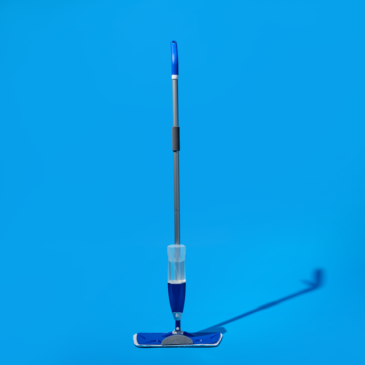 Microfiber Spritz n' Mop, Spray Style, 17" Wide Head & Includes Large Scuff Remover