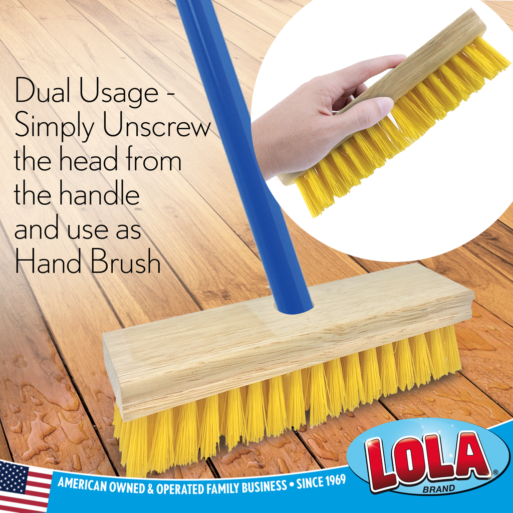 Scrub brush broom deals