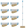 Deck Scrub Brush 9" Scrubber - Wet or Dry Removes Dirt, Leaves, Snow -by LOLA