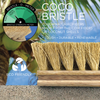 Deck Scrub Brush 9" Scrubber - Wet or Dry Removes Dirt, Leaves, Snow -by LOLA
