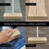Deck Scrub Brush 9" Scrubber - Wet or Dry Removes Dirt, Leaves, Snow -by LOLA