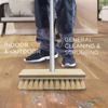 Deck Scrub Brush 9" Scrubber - Wet or Dry Removes Dirt, Leaves, Snow -by LOLA