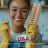 Deck Scrub Brush 9" Scrubber - Wet or Dry Removes Dirt, Leaves, Snow -by LOLA