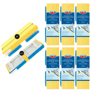 Lola Products Cellulose SqueezeMatic Butterfly Mop Refill for Quickie TYPE S - 6 CT