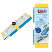 SqueezeMatic™ Butterfly Sponge Mop Refill, Compatible with Quickie TYPE S Sponge Mop, 9" Head, 1 Pack