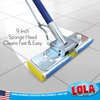 Lola Brand's Squeeze Matic Sponge Mop Refill, Item 2031