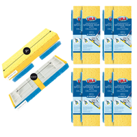 Squeezematic Butterfly Automatic Sponge Mop & Refills