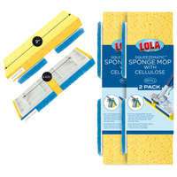 Lola Products Cellulose SqueezeMatic Butterfly Mop Refill for Quickie TYPE S - 2 CT