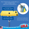 Lola Products Cellulose SqueezeMatic Butterfly Mop Refill for Quickie TYPE S - 2 CT