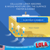 Lola Products Cellulose SqueezeMatic Butterfly Mop Refill for Quickie TYPE S - 2 CT