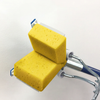 SqueezeMatic Butterfly Sponge Mop, 9" Wide Head and 48" Long Steel Handle, comparable to Quickie Automatic Sponge Mop Type S