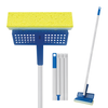 Natural Cellulose Squeeze Sponge Mop, 9" Wide Head w 4 Piece Threaded Metal Handle - Lola Products