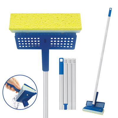 Natural Cellulose Squeeze Sponge Mop, 9