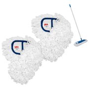 Lola Flexible Dust Mop Refill with 18" Wide Head & Flexible Frame | Reusable - 2 Pack