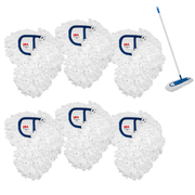 Lola Flexible Dust Mop Refill with 18" Wide Head & Flexible Frame | Reusable - 6 Pack